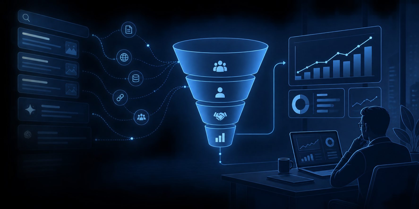measure seo roi for b2b using a revenue attribution funnel