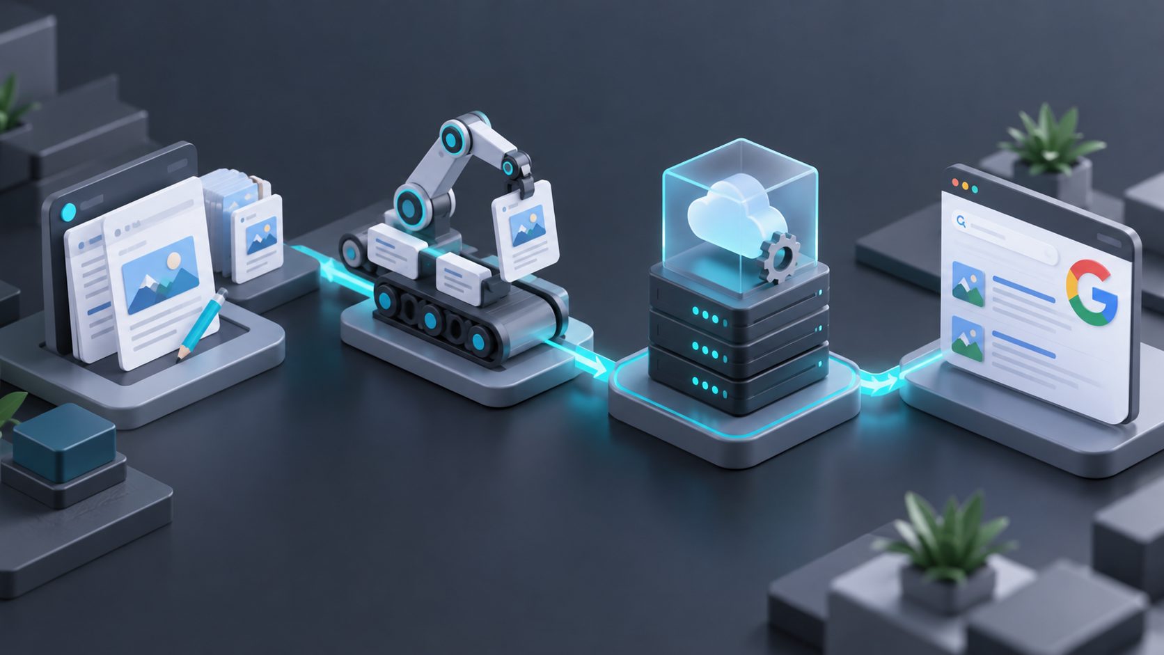 SaaS内容库更新自动推送到Google：Indexing API与自动化发布指南