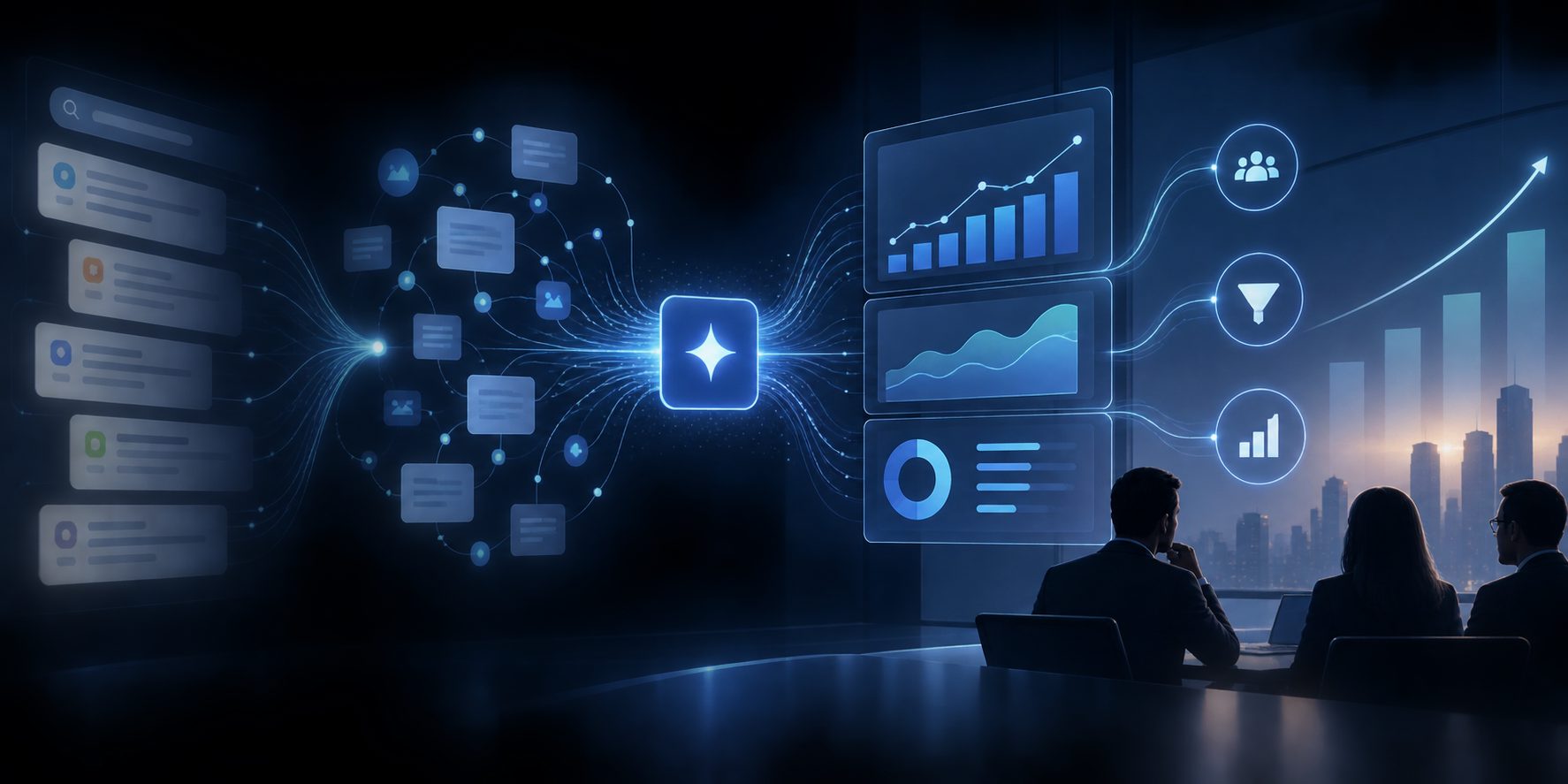 Executive SEO scorecard connecting GSC demand metrics to SaaS pipeline and revenue
