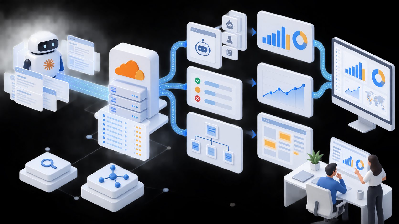 Workflow to track Claude bot user agent hit frequency with Cloudflare, separating identity, request outcomes, and page coverage